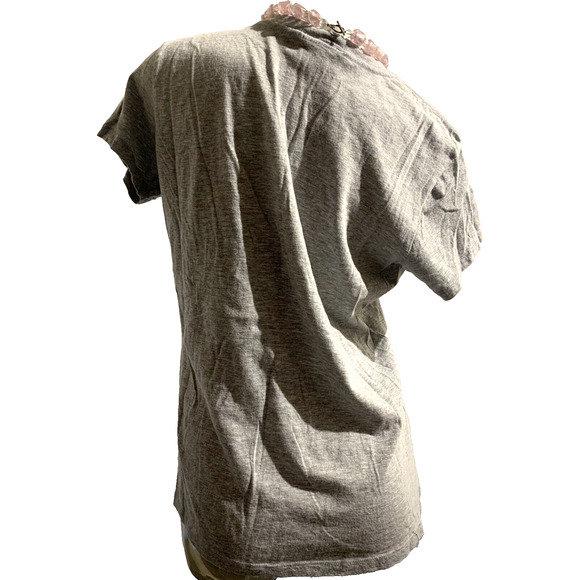 Disneyland Adult Light Gray Mickey Mouse Disney Cotton T-Shirt in Size Small 4 6 - Picture 8 of 9